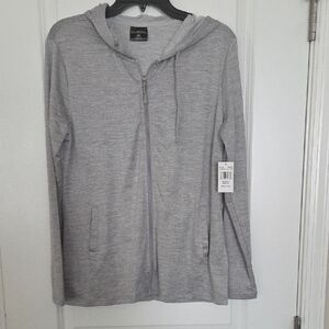 32 Degrees Gray Zip-Up Hoodie